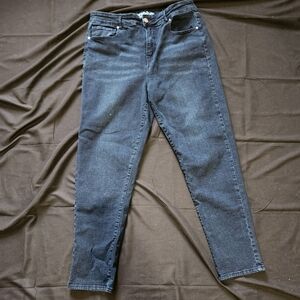 Resfeber LAS VEGAS Collection High Waisted Size 16 Dark Blue Jeans